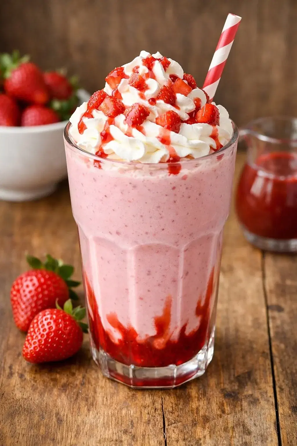 Fraise Milkshake