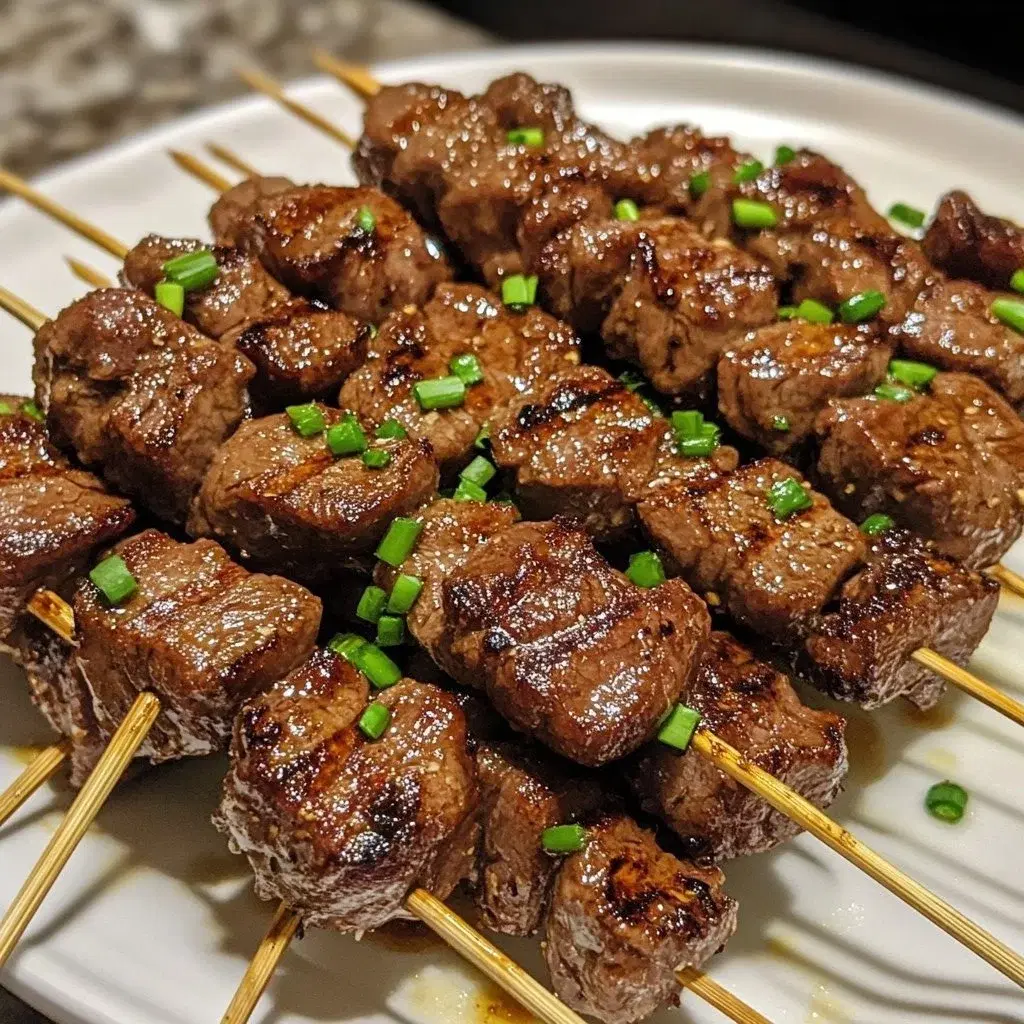 Brochette De Foi De Boeuf