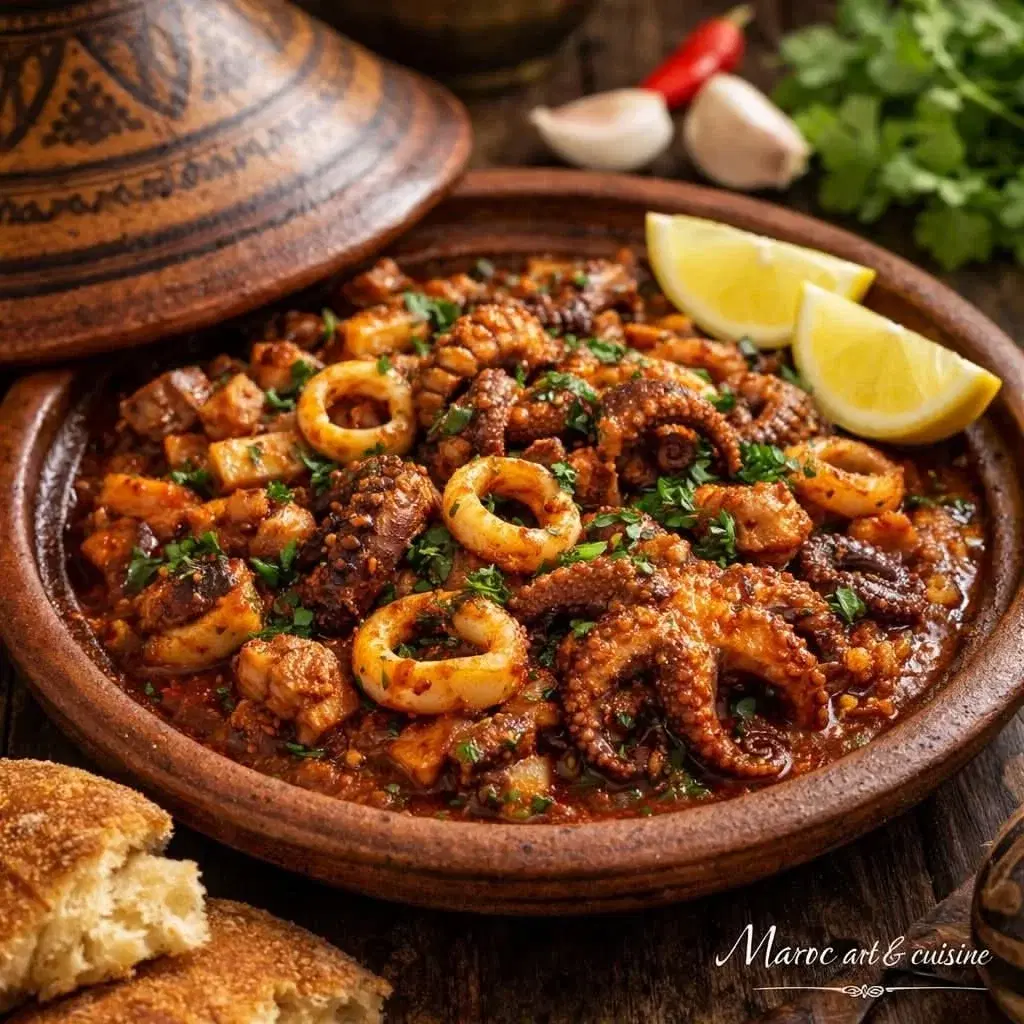 Tajine De Fruits Des Mer